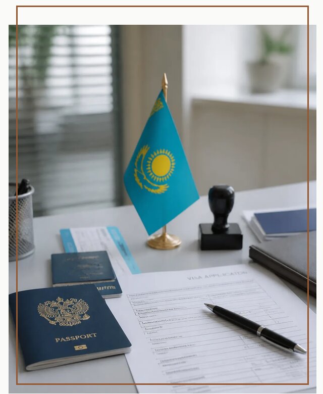 Оформление визы в Казахстан для поездки и работы в Беслане
